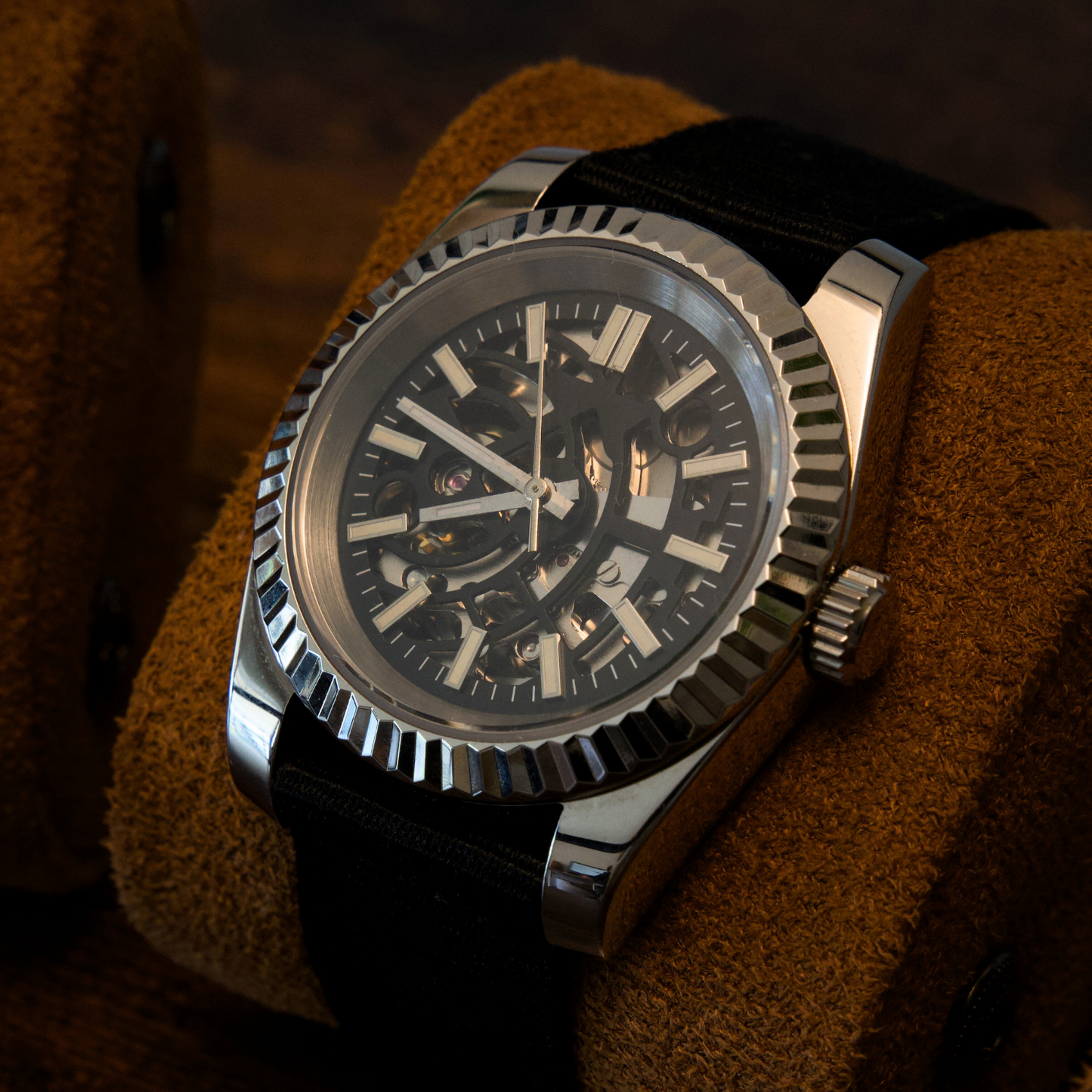 WATCH BUILDING KIT - CLASSIC DRESS WATCH SKELETON - 3 STRAPS INCLUDED