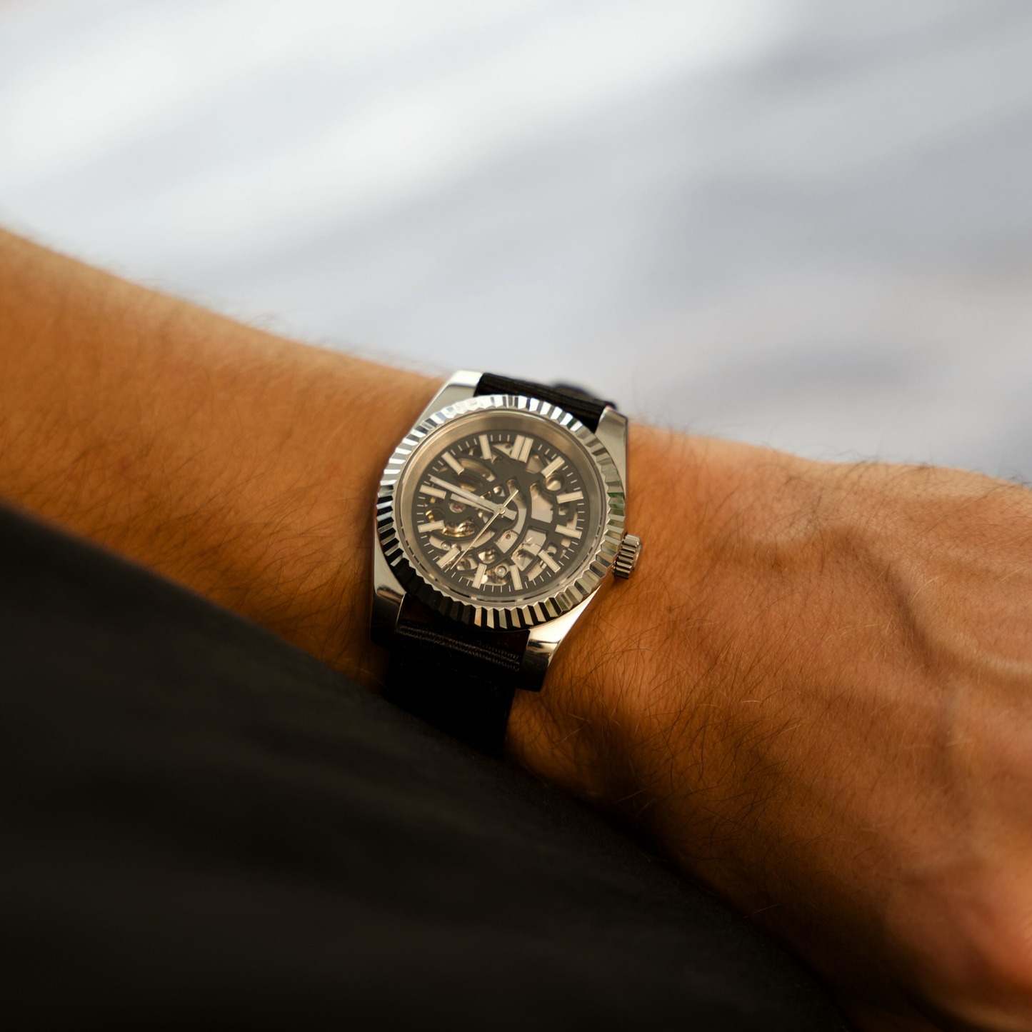 WATCH BUILDING KIT - CLASSIC DRESS WATCH SKELETON - 3 STRAPS INCLUDED