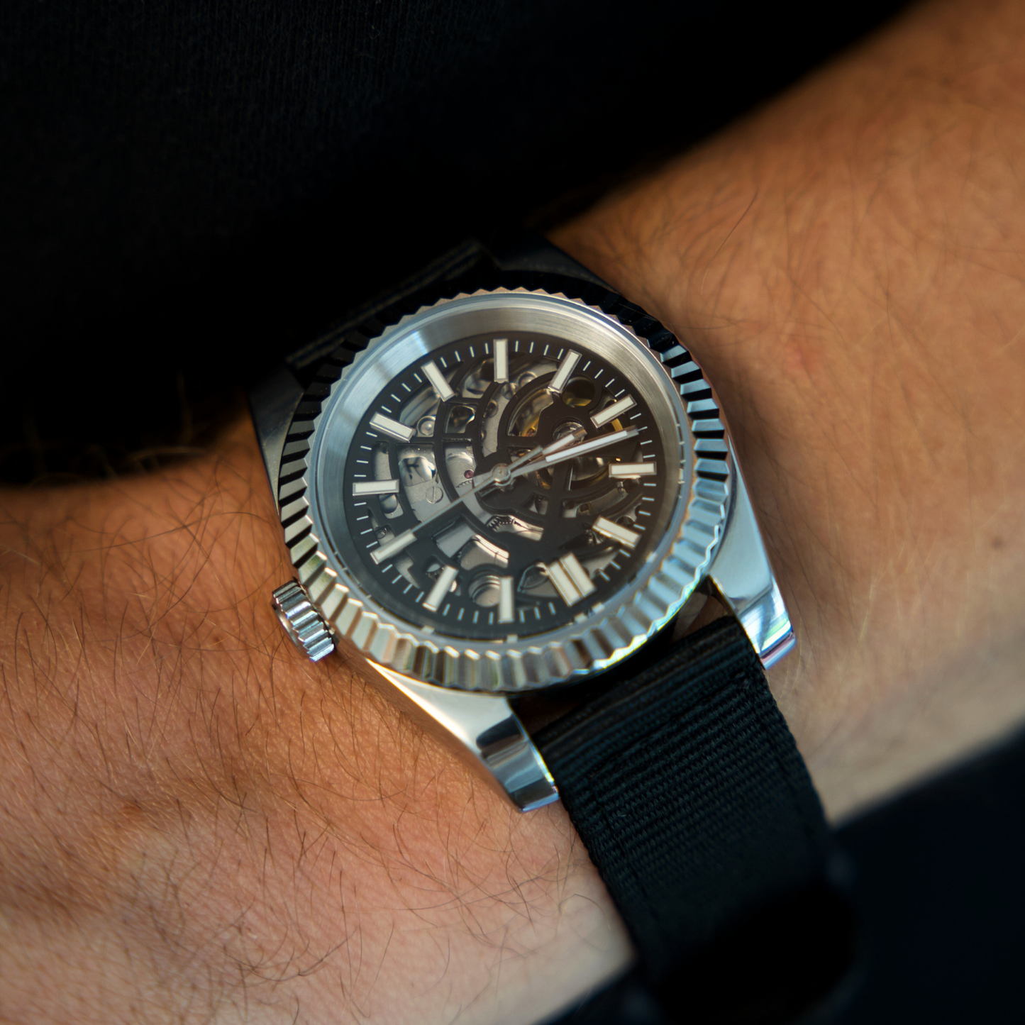 WATCH BUILDING KIT - CLASSIC DRESS WATCH SKELETON - 3 STRAPS INCLUDED
