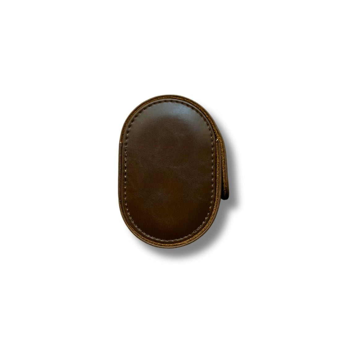 Leather Travel Watchroll Brown - Single Watch