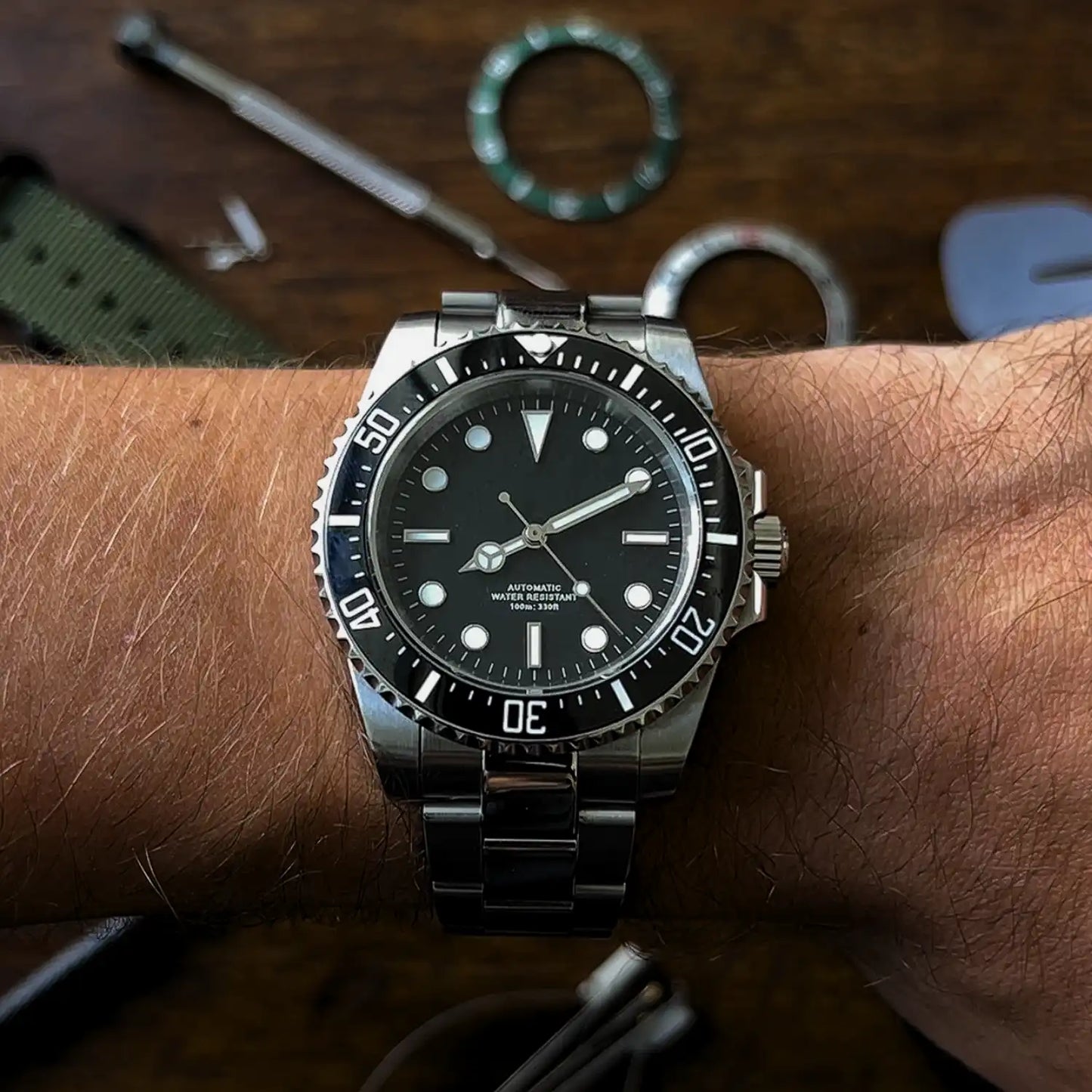 8 IN 1 BUNDLE - 42MM DIVE WATCH BUILDING KIT SKELETON