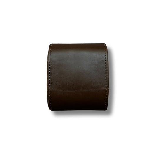 Leather Travel Watchroll Brown - Single Watch - THE MOD