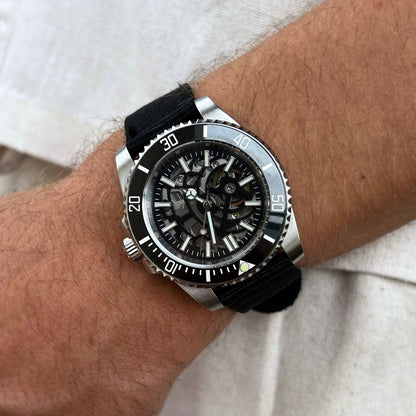 WATCH BUILDING KIT - SKELETON DIVE WATCH BUNDLE - 3 DIALS, 2 BEZELS & 3 STRAPS INCLUDED