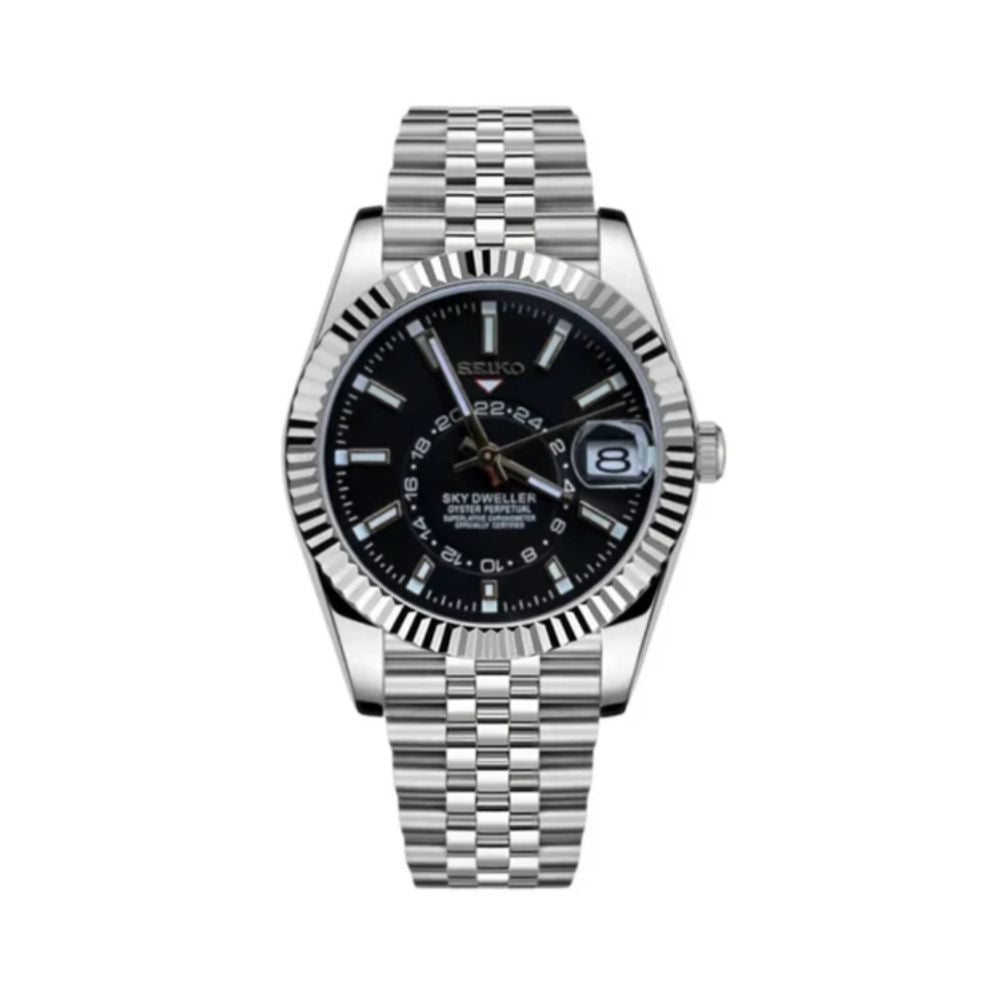 Seiko Dweller Black Dial Watch