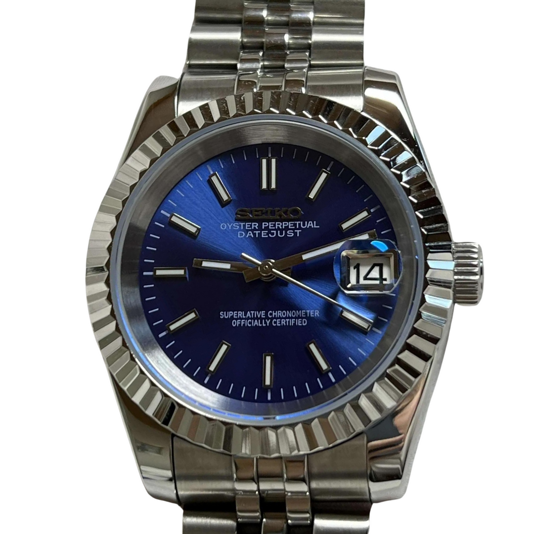 Seikojust Blue Dial Watch