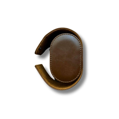 Leather Travel Watchroll Brown - Single Watch