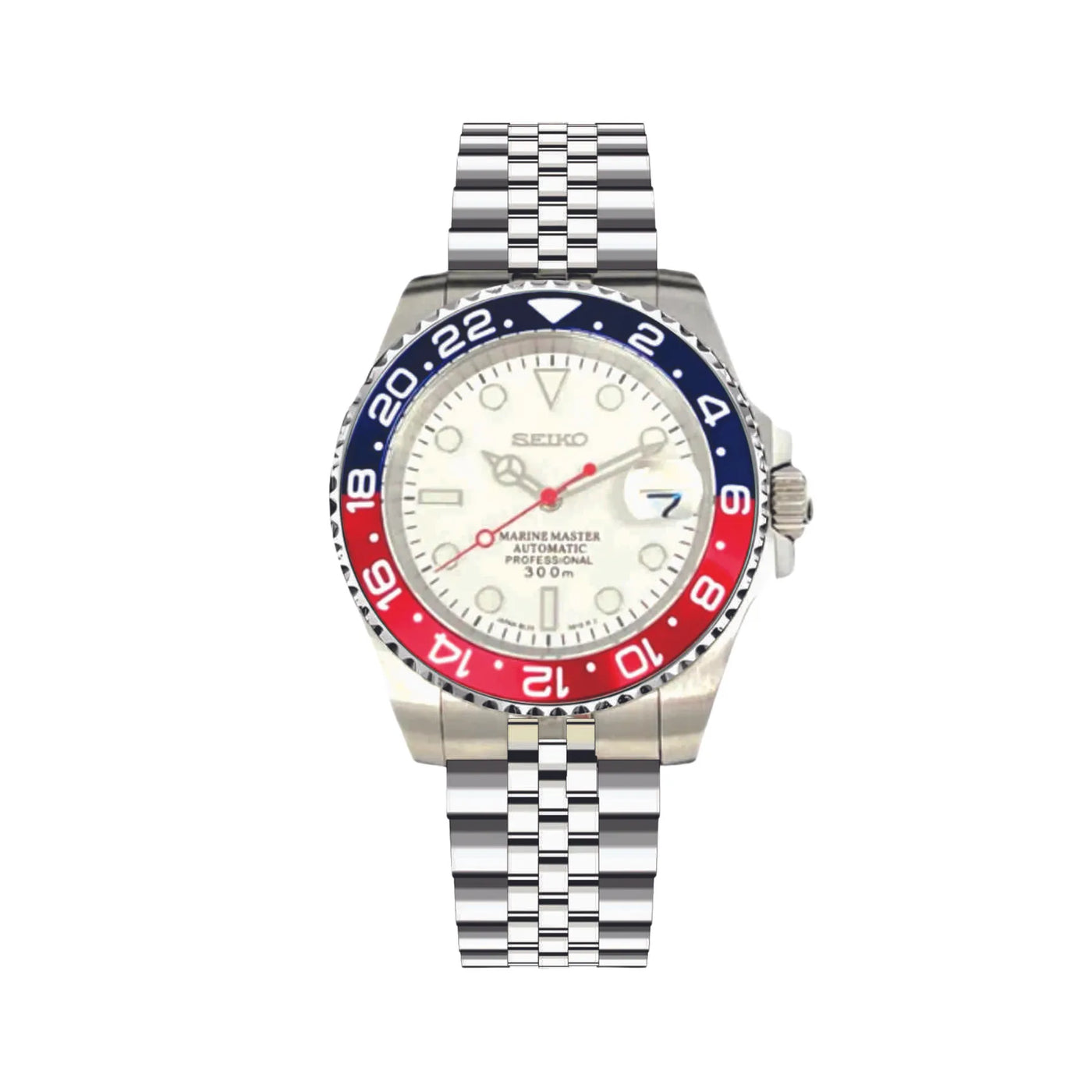 GMTeiko White Dial Pepsi Jubilee Watch