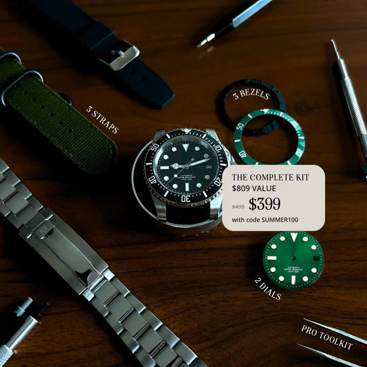 LIMITED STARTER BUNDLE - 42MM DIVE WATCH BUILDING KIT CALENDAR