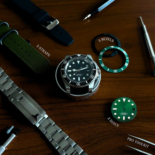 LIMITED STARTER BUNDLE - 42MM DIVE WATCH BUILDING KIT CALENDAR