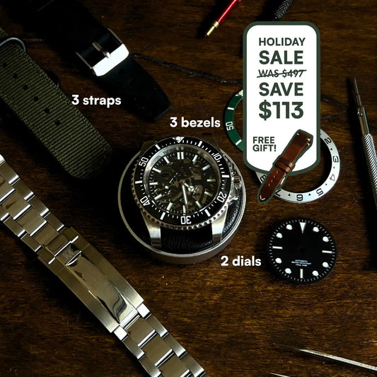 LIMITED HOLIDAY BUNDLE - 42MM DIVE WATCH BUILDING KIT SKELETON