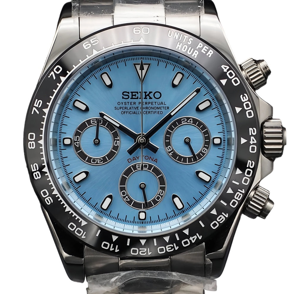 Seitona Blue Dial Watch