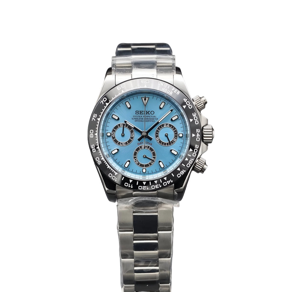 Seitona Blue Dial Watch