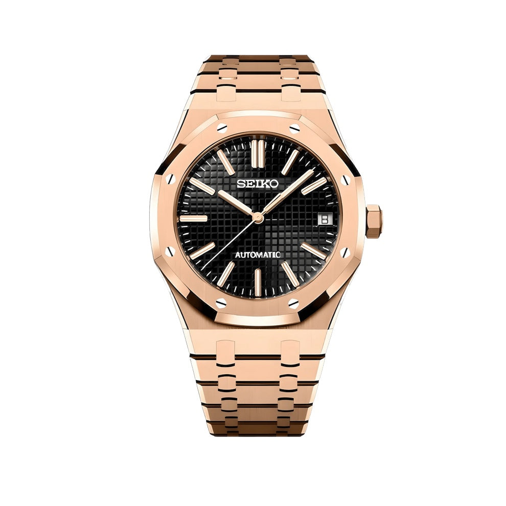 Royal Seikoak Rosegold Black Dial